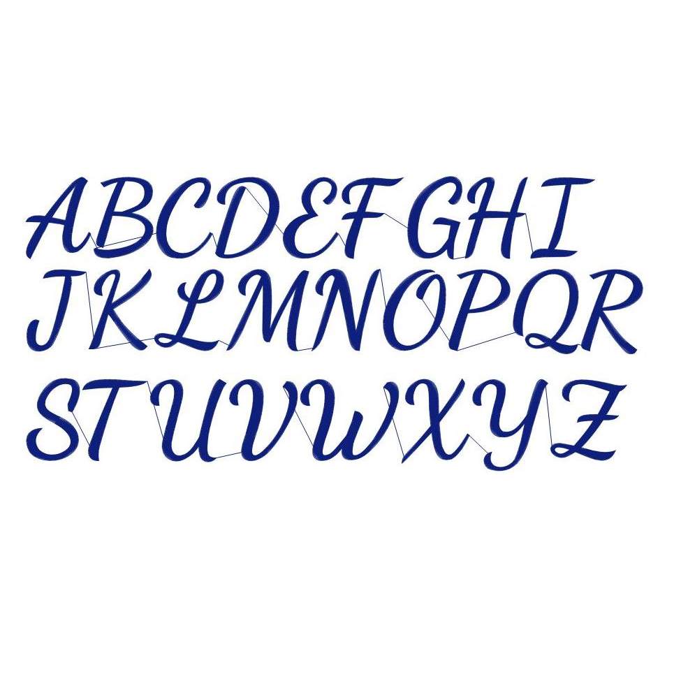 Lettering: Dancer complete