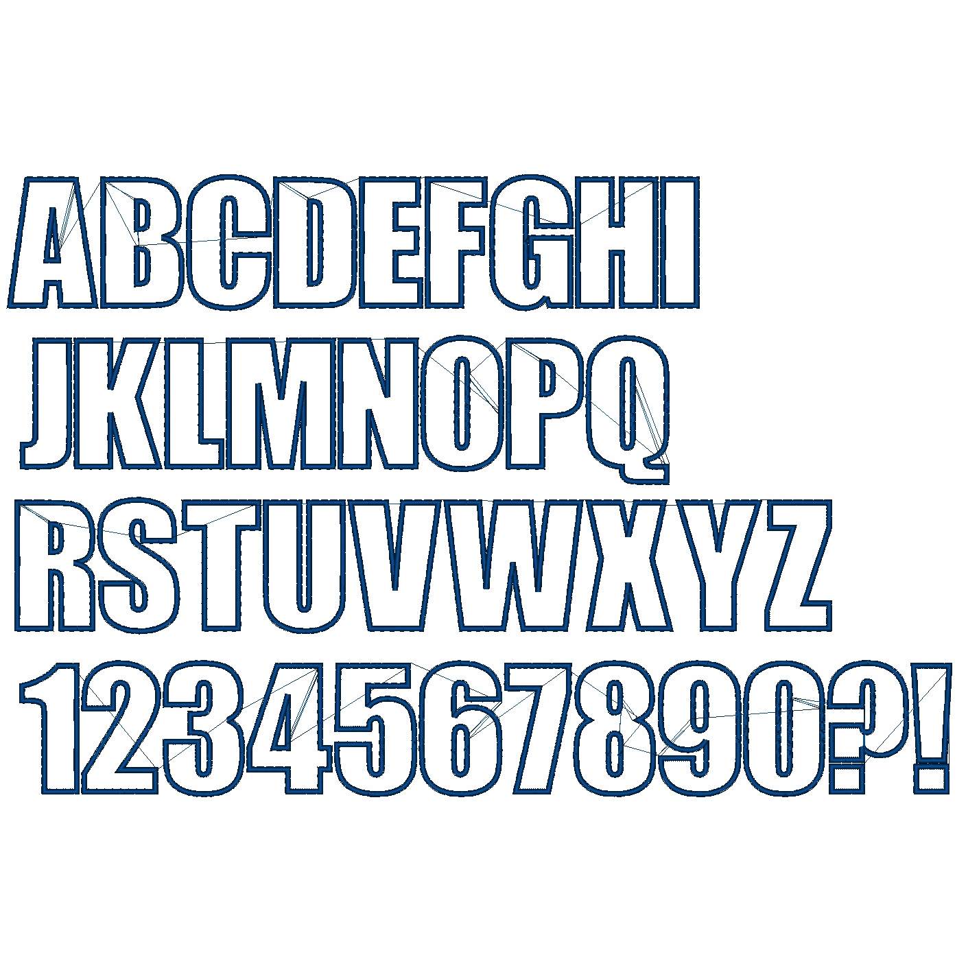 Lettering: Jolt Uppercase