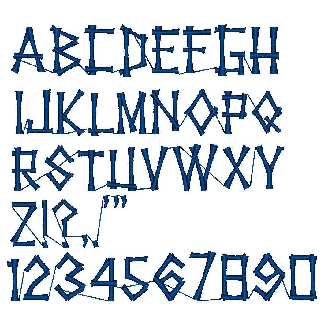 Lettering: Luau Uppercase